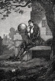 Isaac Newton, English scientist and mathematician, 17th century (c1880)
