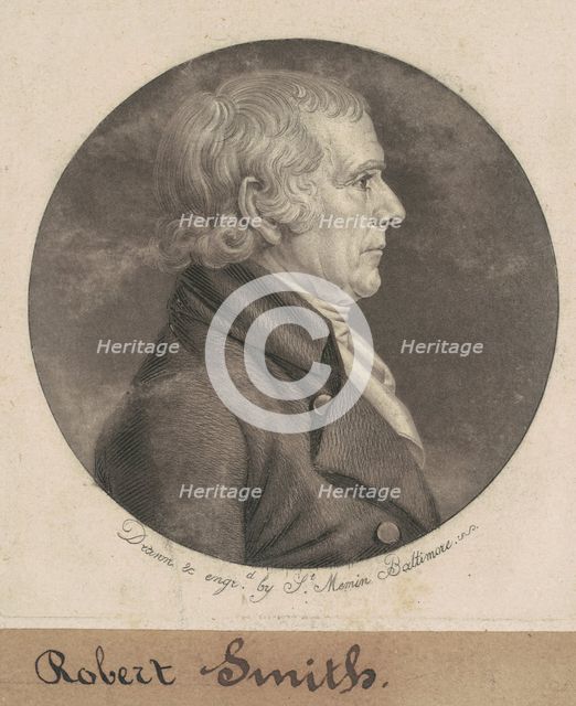 Isaac Smith II, 1803. Creator: Charles Balthazar Julien Févret de Saint-Mémin.