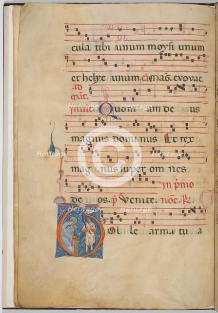 Isaac Sending Esau Out to Hunt, c. 1275. Creator: Master of Imola.