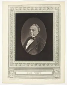Isaac Péreire, c. 1853/76. Creator: Nadar