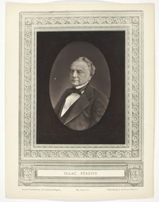 Isaac Péreire, c. 1853/76. Creator: Nadar