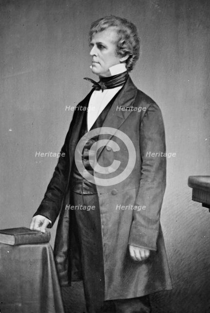 Isaac Toucey, between 1855 and 1865. Creator: Unknown.
