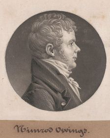 Isaac Van Bibber, c. 1803. Creator: Charles Balthazar Julien Févret de Saint-Mémin