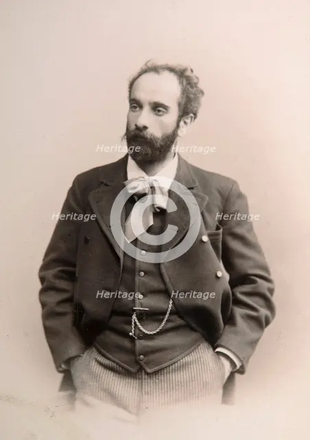Isaak Levitan, Russian artist, c1880s-c1890s. Artist: Unknown