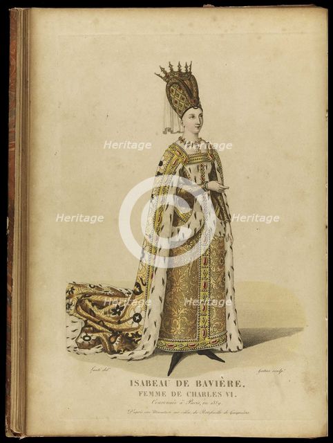 Isabeau de Bavière, Queen of France, Late 18th cent.. Artist: Gatine, Georges Jacques (1773-1831)