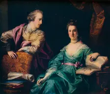 Isabel and Thomas Crathorne 1767. Artist: Francis Cotes