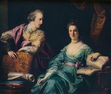 Isabel and Thomas Crathorne 1767. Artist: Francis Cotes