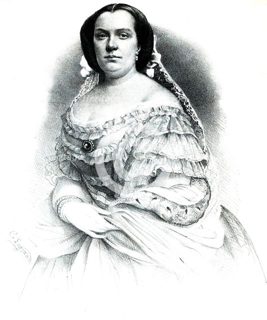 Isabel II of Bourbon (1830-1904), Queen of Spain from 1833 to 1868, daughter of Ferdinand VII and…