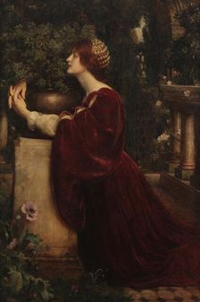 Isabella and the Pot of Basil, c1904. Creator: Nowell, Arthur Trevethin (1862-1940)