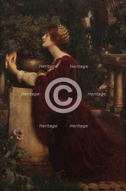 Isabella and the Pot of Basil, c1904. Creator: Nowell, Arthur Trevethin (1862-1940).