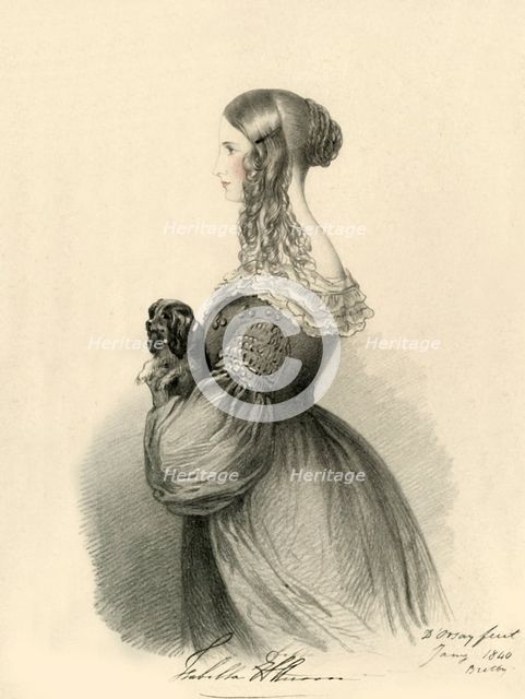 'Isabella Anson', 1840. Creator: Richard James Lane.