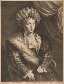 Isabella d'Este. Creator: Lucas Vorsterman