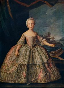 Isabella de Bourbon, Infanta of Parma 1747 (c1927). Artist: Jean-Marc Nattier