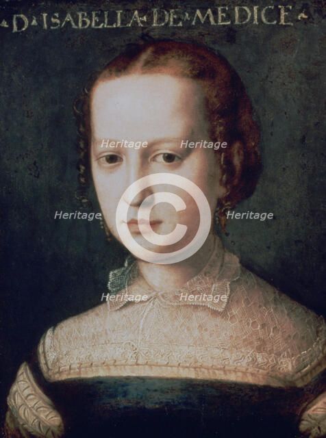 Isabella de Medici, 16th century. Artist: Agnolo Bronzino
