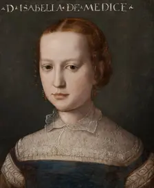 Isabella de Medici, between 1552 and 1553. Creator: Agnolo Bronzino