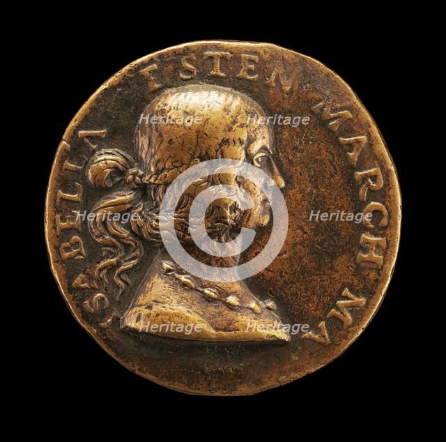 Isabella d'Este, 1474-1539, Wife of Francesco II Gonzaga of Mantua 1490 [obverse], 1507. Creator: Gian Cristoforo Romano.