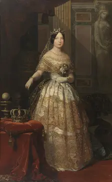 Isabella II, 1848. Creator: Federico de Madrazo y Kuntz