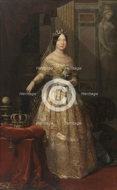 Isabella II, 1848. Creator: Federico de Madrazo y Kuntz.