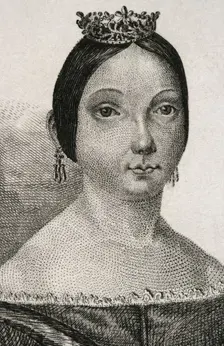 Isabella II (1830-1904), Queen of Spain (1833-1868), 1842. Creator: Jose Gomez