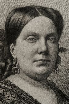 Isabella II (1830-1904), Queen of Spain from 1833 to 1868, (1882). Creator: Unknown
