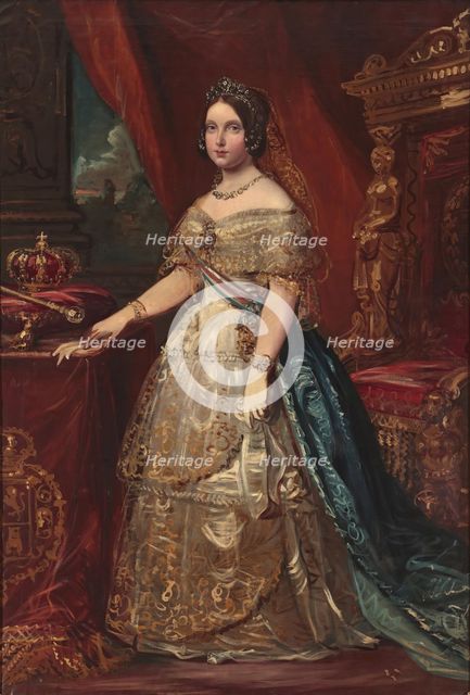 Isabella II of Spain, 19th century. Creator: Unknown.