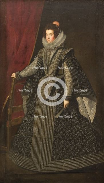 Isabella of Bourbon. First Queen of King Philip IV, 1614-1660. Creator: Diego Velasquez.
