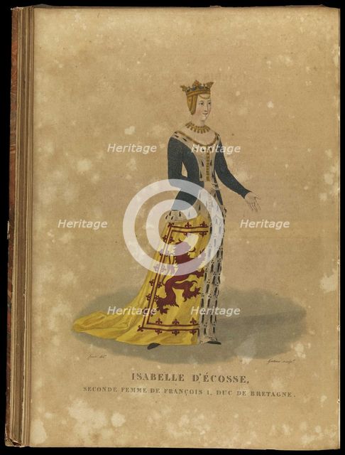 Isabella of Scotland, Duchess of Brittany, Late 18th cent.. Artist: Gatine, Georges Jacques (1773-1831)