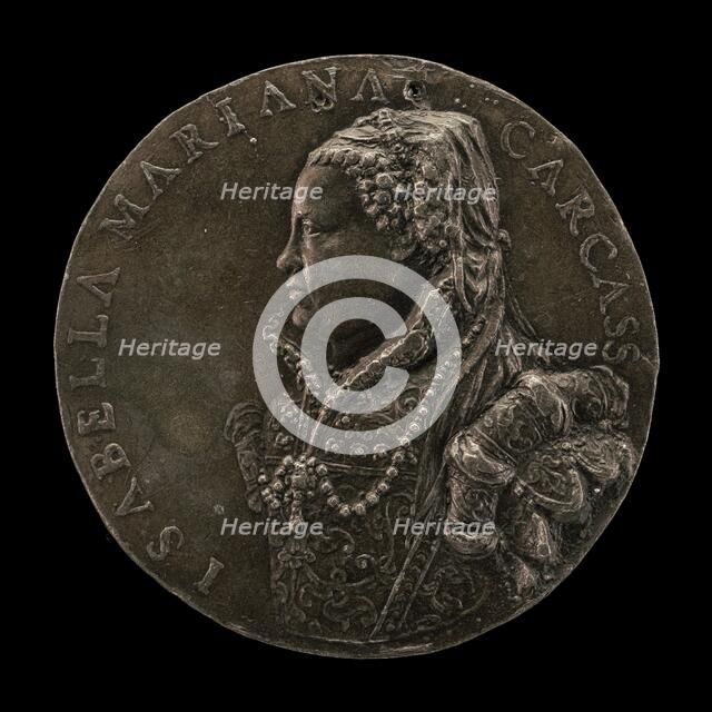 Isabella Mariani, Wife of Gianfrancesco Carcass, late 16th century. Creator: Giovanni Battista Cambio.