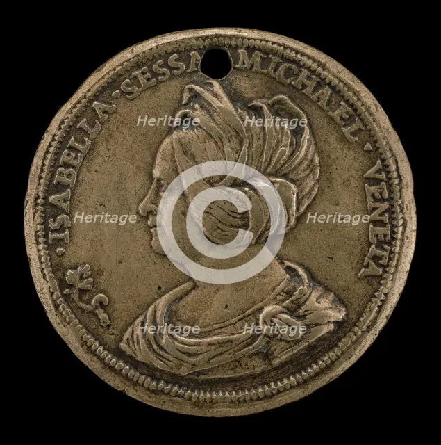 Isabella Michiel Sesso, Wife of Giambattista Sesso [obverse]. Creator: Giovanni Maria Pomedelli.