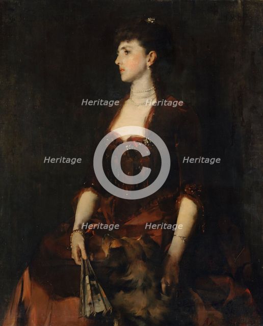 Isabella Milbanke, Lady Lambourne, 1889. Creator: James Jebusa Shannon.