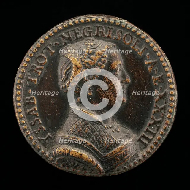 Isabella Trotti Negrisoli, 1550. Creator: Pastorino Pastorini.
