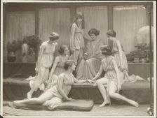 Isadora Duncan and Group, about 1917. Creator: Arnold Genthe