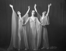 Isadora Duncan dancers, between 1915 and 1923. Creator: Arnold Genthe
