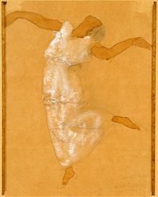 Isadora Duncan early 20th century. Artist: Auguste Rodin