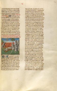 Isaiah being Sawn in Two; Miroir Historial, about 1475. Creator: Unknown