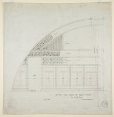 Isaiah Temple, Chicago, Illinois, Organ Screen Detail, 1898/99. Creator: Dankmar Adler