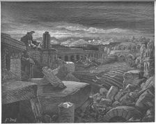 Isaiah's Vision of the Destruction of Babylon, 1897. Artist: Doré, Gustave (1832-1883)