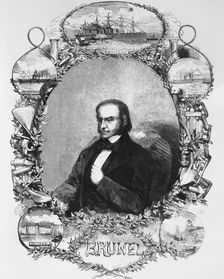Isambard Kingdom Brunel, civil engineer, c1850s. Creator: Unknown