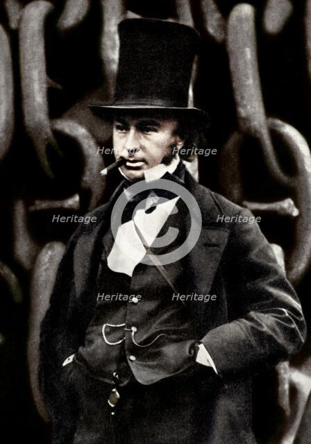 Isambard Kingdom Brunel, British engineer, 1857 (1956). Artist: Unknown