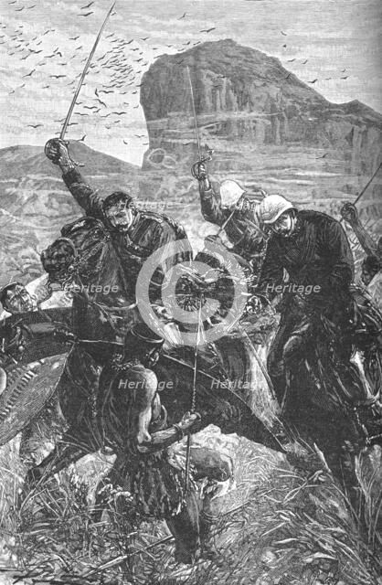 'Isandhlwana: The Dash with the Colours', 1879, (c1880). Artist: Unknown.