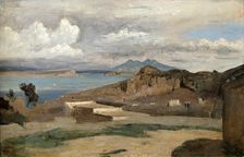 Ischia, seen from Mount Epomeo 1828. Artist: Jean-Baptiste-Camille Corot
