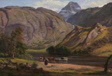 Isdalen at Svartediket near Bergen, 1842. Creator: Johan Christian Dahl