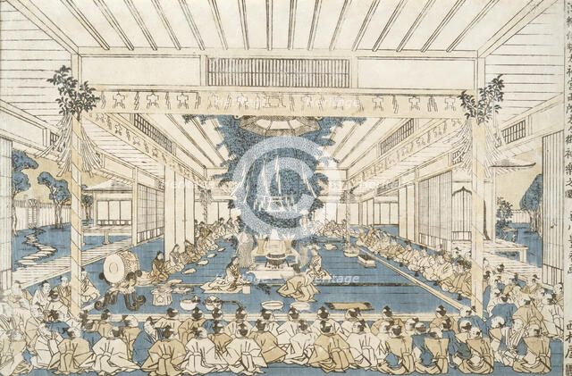 Ise Shrine Festival, between 1767 and 1770. Creator: Utagawa Toyoharu.