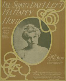 I'se sorry dat I left ma happy home 1900. Creator: Unknown