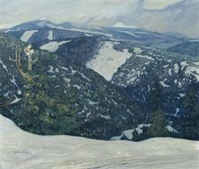 Iser Mountainous Landscape, 1915. Creator: Franz Wilhelm Jager