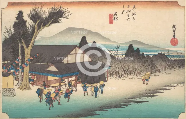 Ishibe, Megawa Sato, ca. 1834., ca. 1834. Creator: Ando Hiroshige.