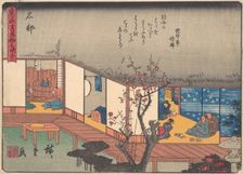 Ishibe, from the series The Fifty-three Stations of the Tokaido Road, early ..., early 20th century. Creator: Ando Hiroshige