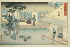 Ishibe—No. 52, from the series "Fifty-three Stations of the Tokaido (Tokaido gojusan..., c. 1847/52. Creator: Ando Hiroshige