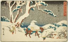 Ishiyakushi, from the series "Fifty-three Stations of the Tokaido (Tokaido gojusan..., c. 1841/44. Creator: Ando Hiroshige