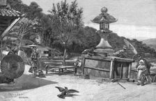 'Ishiyama, on the Banks of the Seta River", 1891. Creator: Charles Edwin Fripp